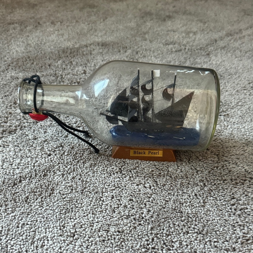 Hobby Lobby Black Pearl Ship Table Decor